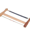 Medium Frame Saw Blade Replacement For Woodworking And Carpentry Smooth Draw Cut Design with thick teak handle.