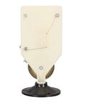 Magnetic Electromagnet Demonstration Kit For Physics Class With Vertical Bell Mechanism on sturdy black base