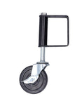 4 Inch Spring Loaded Wheel Caster Built To Last Heavy Duty Gate Accessory For Doors With Rugged Steel Bracket And Double Ball Bearings
