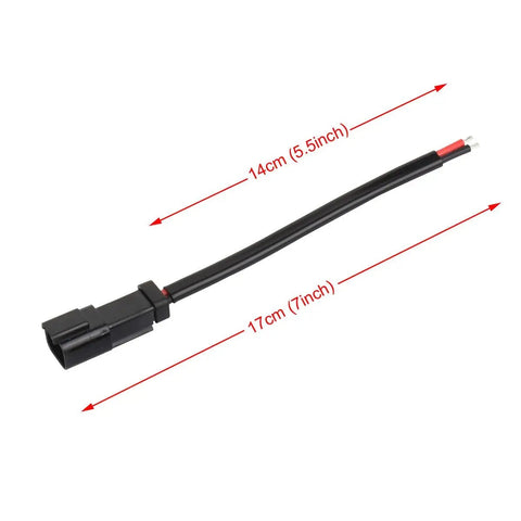 Deutsch DT DTP 2 Pin Female Socket Adapter for Work Light Bars and Wiring Harnesses, Plug And Play Heavy Duty Connector, IP68 Waterproof