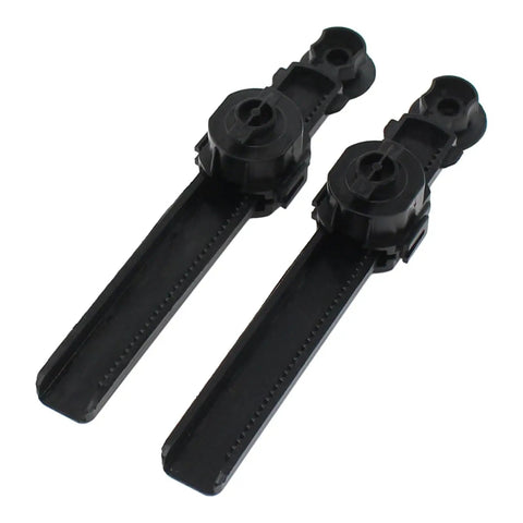 Pro Grade Heavy Duty Glove Box Door Damper Stopper Replacement For Ford Expedition F150 F250 F350 Trucks, black plastic dampers.