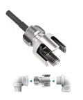 Heavy Duty Water Pipe Thread Cutter For 1/2 Inch 3/4 Inch And 1 Inch Pvc Ppr Pipes; close-up of dual-threading tool.