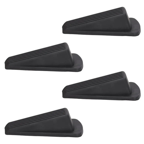 Heavy Duty Door Stop Set 4 Pack Non Slip TPR Grips Windproof And Stackable Door Stoppers for Heavy Doors.