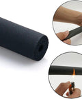 Two Pack Foam Insulation Hose For Air Conditioning, 0.24 In ID By 0.35 In Thick, 5.9 Ft Black Tubing demonstrating flexibility and heat resistance.