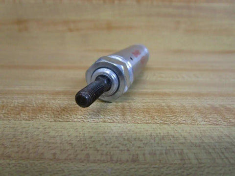 Reliable Rock Solid Single Acting Pneumatic Cylinder With A 3/4 Inch Bore And One Inch Stroke Offering True Blue Hex Rod Performance For No Fuss Straight Shooting Automation