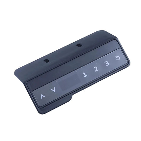Heavy Duty 24V Height adjustable desk motor kit with manual control control panel featuring numbered buttons and display.