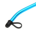 Close-up of blue nozzle from Universal RC Nitro Fuel Filler Bottle 250CC For HSP HPI Tamiya Traxxas Nitro RC Cars And Trucks White Plastic