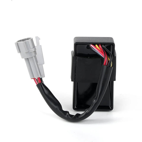 Black rectangular PW50 CDI Ignition Control Unit for Yamaha PW50 PeeWee YZinger 50 Kids Bikes Replacement CDI Box with wiring harness