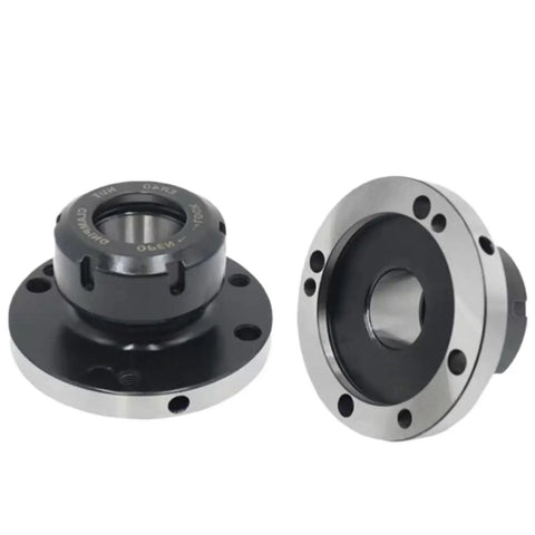 Heavy Duty Carbon Steel Collet Chuck With Ergonomic Fixing Handle For CNC Milling And Lathe Work Precise ER16 ER20 ER25 view from side