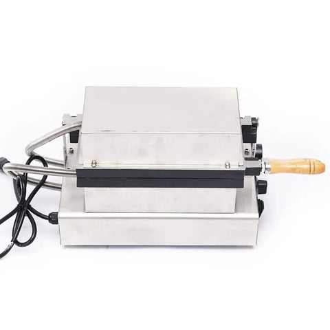 Slap Together Delicious Treats With This Commercial 1800W Bubble Skewer Waffle Ball Machine with stainless steel design.