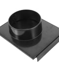 Aurarmlet 100 Mm Plastic Blast Gate For Dust Collector Vacuum Accessory, black plastic, manual isolation valve for dust collection.