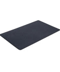 Multi Purpose Rubber Floor Mat For Indoor And Outdoor Use Built Tough To Protect Floors In Entryways Garages Gyms And Patios Durable Recycled Material Made In USA Black 30 By 48, shown from side angle.