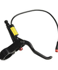 Left Hand Electric Bike Brake Lever For Hall Motor, 3 Pin Power Cut Off Hydraulic Disc Brake Handle, Aluminum Alloy Mineral Oil System