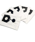 Five Fleece Filter Dust Bags For NT 30/1 Series Vacuum Replacement Part 2.889-154.0 30L shown in a stack