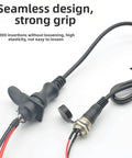 Hella Rugged Heavy Duty EV Charging Port With Smokin Hot Heat Resistant Housing And Rock Solid Damp Proof Sealed Cap showing connection cables.