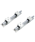 Top Tier High Precision Linear Guide Rail Kit With Smooth Ball Bearing Sliders For 3D Printers And CNC Machines, Super Durable Steel Build Ensures Zero Jitter And Effortless Motion Control At Home Or In The Shop, steel rail sliders