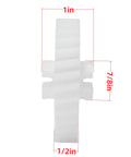 Drive Gear Replacement 81B0045 For Garage Door Openers, side view showing dimensions, compatible with Chamberlain Sears LiftMaster Craftsman.