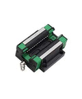Snag These High Precision Linear Guide Rail Kits With HGW15CC Bearing Blocks And HGR15 Square Rails For Smooth 3D Printer Or CNC Motion Control That Slides Like Butter And Lasts Forever, black and green linear bearing block