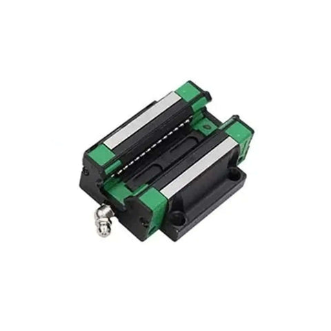 Snag These High Precision Linear Guide Rail Kits With HGW15CC Bearing Blocks And HGR15 Square Rails For Smooth 3D Printer Or CNC Motion Control That Slides Like Butter And Lasts Forever, black and green linear bearing block