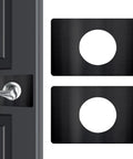 Door Lock Repair Plate Kit Reinforcement Fixing Plate For Knob Lever And Deadbolt Filler Cover To Prevent Loose Or Wobbly Locks Fit