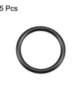 Nitrile Rubber O Rings 24mm OD 19mm ID 2.5mm Width Pack Of 25 Sealing Gaskets For Auto Plumbing And Machinery 70A Durometer NBR Built Tough For Hot Cold Temps Minus 20C To 100C Gearhead Approved, 25 pcs black NBR O-ring