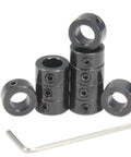 Top Shelf 10 Pack Black 8mm Shaft Lock Collars For T8 Lead Screws Hella Secure Stainless Steel Construction with hex wrench.
