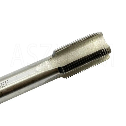 3/4-20 HSS Tap And Die Set for UNEF Threads, close-up of right hand machine tap, high speed steel