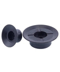 Top Shelves Flat Vacuum Suction Cups 50 Mm 10 Pack Silicone And Nitrile Rubber for Pneumatic Tools, showing two sizes of suction cups.
