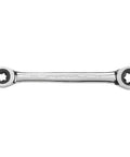 4 Pc Double Box Ratcheting Wrench Set SAE With 72 Tooth Ratchet And Dual Size Ends Low Profile 5 Degree Move Off Corner Loading