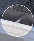 Installed white gutter screws for 5 inch and 7 inch gutters, heavy duty galvanized steel, Amerimax Home Products