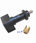 Beefed Up Batwing Fairing Brass Bolt Kit For Motorcycles 1996 2017 shown with M10 brass insert and T handle tool