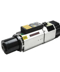 Professional Air Cooled Spindle Motor 9Kw 220V 380V With Automatic Tool Change Iso30 Collet For Cnc Milling Routers, showing motor design.