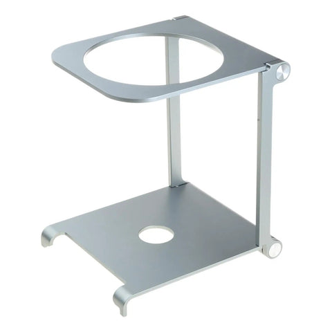 Straight Up Solid Folding Coffee Stand For Manual Espresso Machines Portable Aluminum Brewing Bracket with sturdy construction.