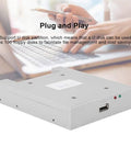 1.44MB USB Floppy Drive Emulator With 32-Bit CPU For Industrial Controls, High-Performance USB SSD Floppy Emulator, 34-Pin Interface, No-Fuss Plug And Play Installation, Secure Data Handling And Reliable Legacy Drive Simulation, white USB floppy emulator with front port