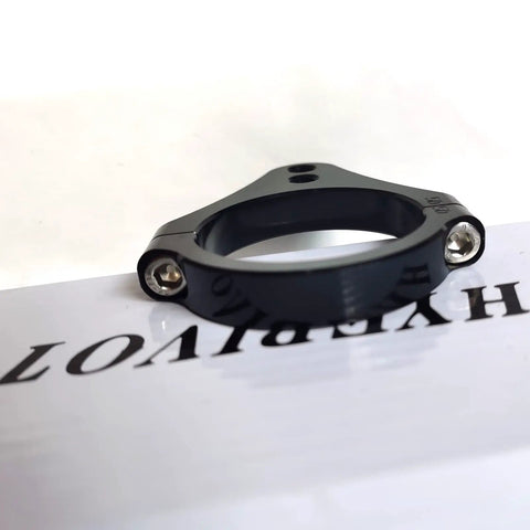 27mm CNC Aluminum Motorcycle Fork Tube Brackets And Steering Damper Frame Mounting Clamp on white background