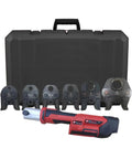 18V Copper Press Tool Kit With Half Inch To Two Inch Jaws And Carrying Case Delivers Up To 7,200 Lbs Crimp Power Heavy Duty Build