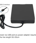 External USB 3.5 Inch Floppy Disk Reader Portable 1.44 MB FDD For PC Laptop Plug And Play Compatible With Windows 11 10 8 7 XP And Linux No Driver Needed For Accessing Legacy Floppy Data, black USB 2.0 cable