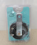 Heavy Duty 110Db 80V Electric Horn For Golf Carts, Pallet Trucks & Stacker Systems in packaging showing installation details.