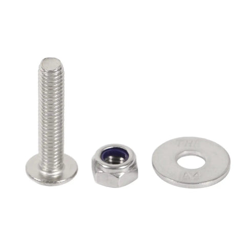 Stainless steel screw, nut, and washer for Boat Hydrofoil Stabilizer For 15-300 HP Outboard Engines - Game-Changing Fin Stabilizer