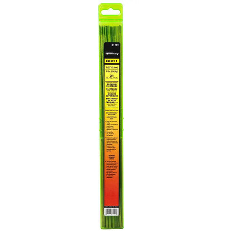 E6011 Welding Rod 3/32-Inch 1-Pound Workhorse All Position Deep Penetration packaging