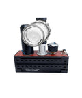 All In One Pro Grade Multi Stage Vacuum Generator With Built In One Way Valve And Filter For Pneumatic Systems, front view