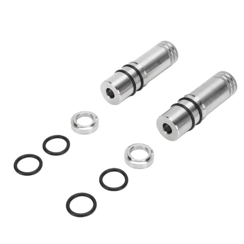 20mm Stainless Steel Bench Dogs Set With Rubber Connectors For MFT T Track Workbenches Precision Positioning Column Arrow Storage Case Clamp