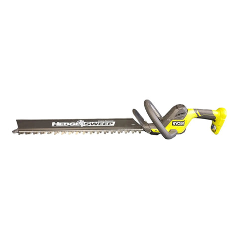 Badass 18 Volt Cordless Hedge Trimmer Rocking Long Dual Steel Blades For Quick Yard Cleanup And Precision Bush Snipping Outdoor Power Tool Body Only Set with dual steel blades.