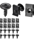 Self Tapping Screws For Auto Sheet Metal, U Type Clip Fasteners With Screws, Easy Install Car And Motorcycle Hardware Kit