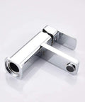 Single Handle Chrome Bathroom Faucet For One Hole Washbasin Deck Mount No Fuss Install With Ceramic Cartridge Leak Proof Design