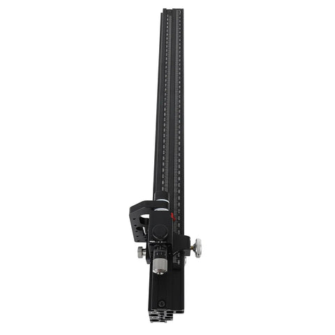 Heavy Duty Aluminum Miter Gauge For Table Saw showing precise measurement markings and sturdy locking mechanism for accuracy.