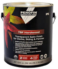 Heavy Duty Transparent Hardwood Coating Clear Satin Finish one gallon can for outdoor decking and siding protection.