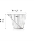 Stainless Steel Angled Measuring Jigger For Easy Reading From Above With Dual Ounce And Tablespoon Markings Dishwasher Safe Kitchen Tool Built