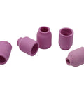 Top Notch 31 Pack TIG Torch Consumables Kit For WP17 WP18 WP26 Stubby Gas Lens With Ceramic Cup Collet And Nozzles That Get The Job Done Right, five pink ceramic cups for TIG welding.