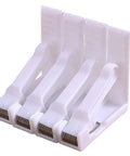 12 Pcs Plastic Spring Tablecloth Clips For Outdoor Tables No Slip Grip Easy Clamp Table Cloth Holders For Home Parties And Picnics White